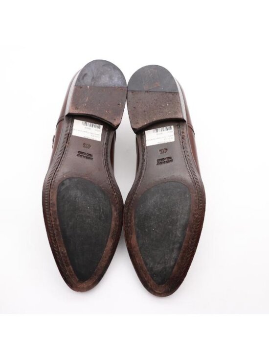 Suitsupply Double Monk Strap Shoes Men\'s Size 8.5 Dark Brown Leather Italy main image 10